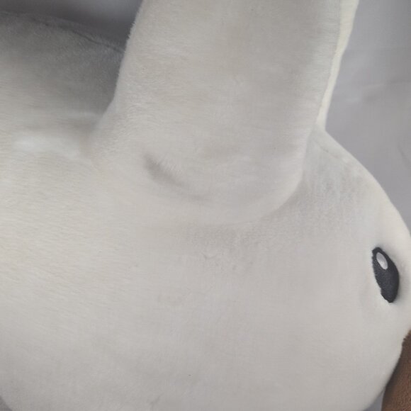 RARE 24" Happy Labbit Frank Kozik x KidRobot Rabbit Bunny Mustache Plush White - Picture 7 of 14